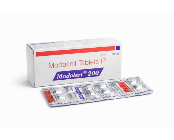 Modalert 200 mg Sun Pharma modafinil tablet strip