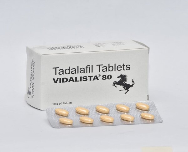 Vidalista 80 mg tadalafil tablet for ed treatment