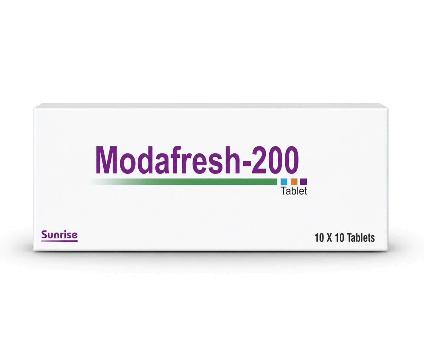 Modafresh 200 mg is an oral tablet containing Modafinil 200 mg.