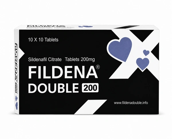 Fildena Double 200 Mg tablet strip pack – Sildenafil Citrate ED medicine