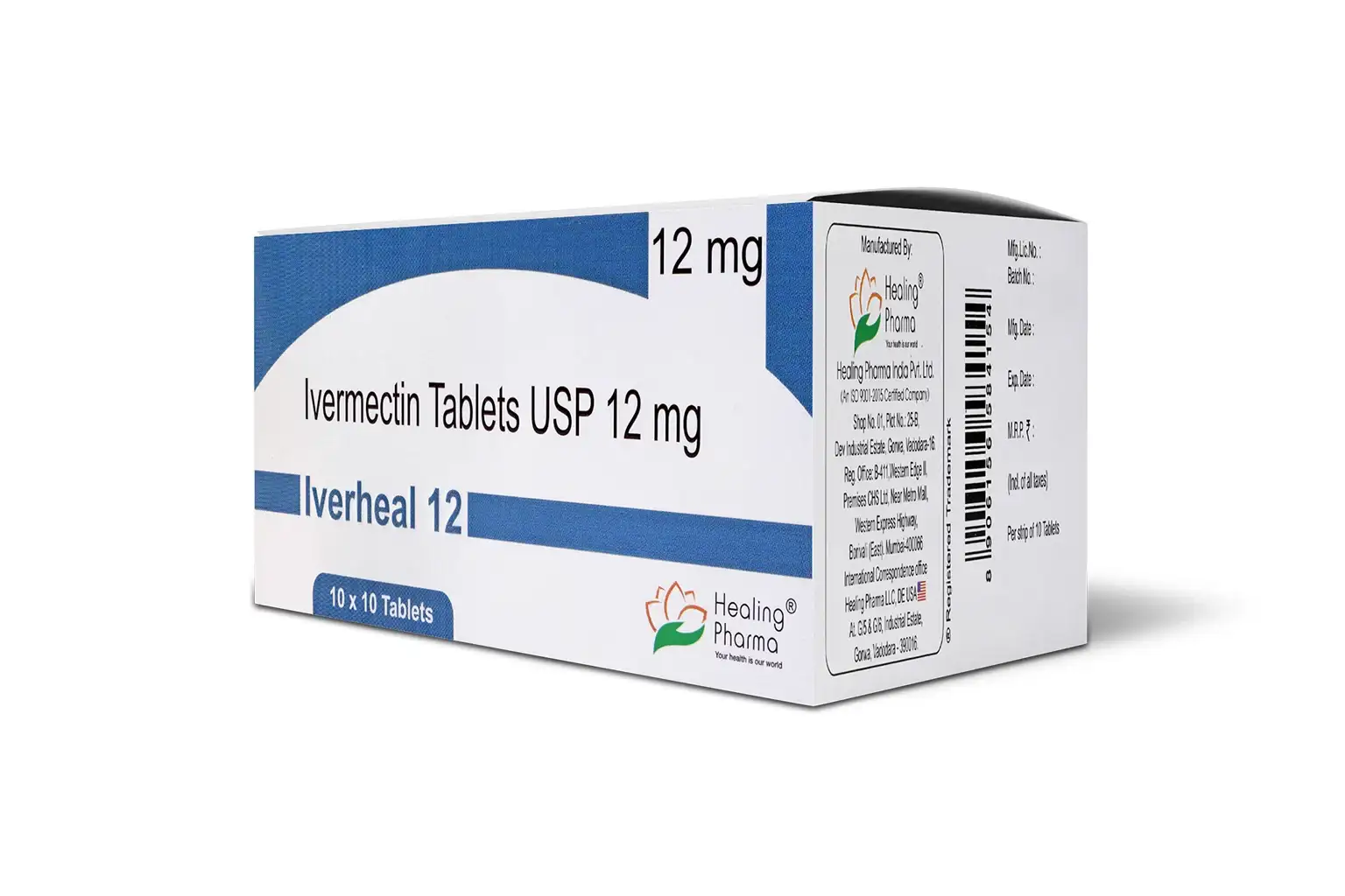 Buy Iverheal 12 mg Ivermectin Tablets