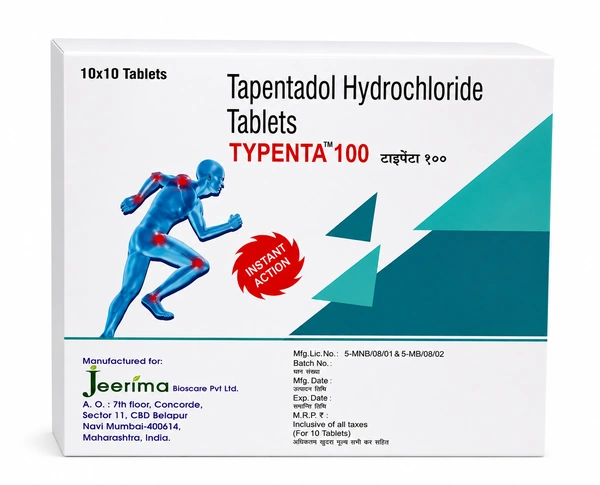 Typenta 100 mg (Tapentadol) Tablets