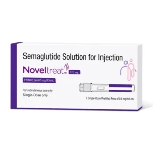Noveltreat 0.5 mg Pre-Filled Pen is a product of semaglutide 0.5mg/0.5mL