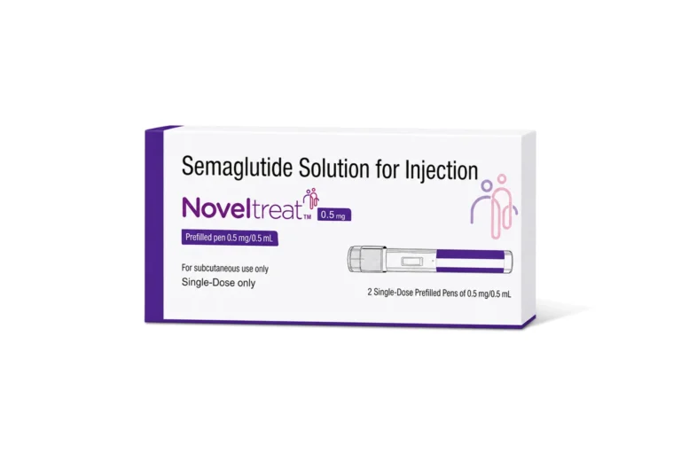 Noveltreat 0.5 mg Pre-Filled Pen is a product of semaglutide 0.5mg/0.5mL