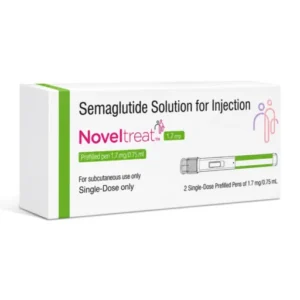 Noveltreat 1.7 mg Pre-Filled Pen delivers of a GLP-1 receptor agonist, semaglutide in 0.75mL.