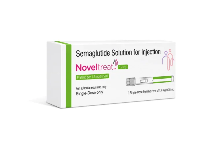 Noveltreat 1.7 mg Pre-Filled Pen delivers of a GLP-1 receptor agonist, semaglutide in 0.75mL.
