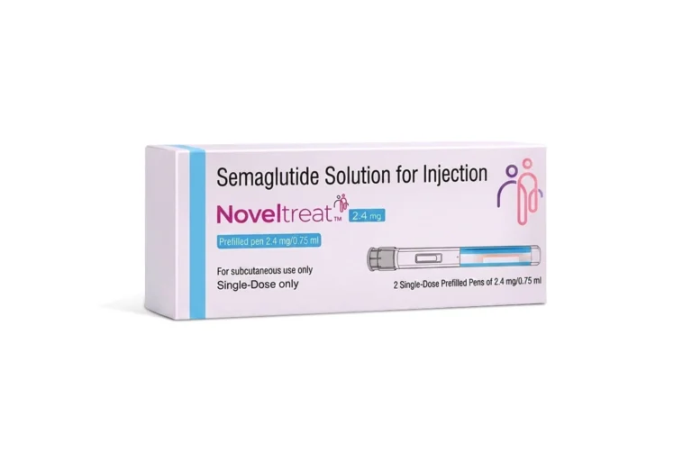 Noveltreat 2.4 mg Pre-Filled Pen is an injectable medication that contains semaglutide 2.4mg/0.75mL