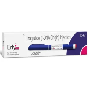 Erly prefilled pen is containing 3 mL of the liraglutide.