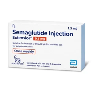 Extensior 0.5mg Injection is used for weight management.