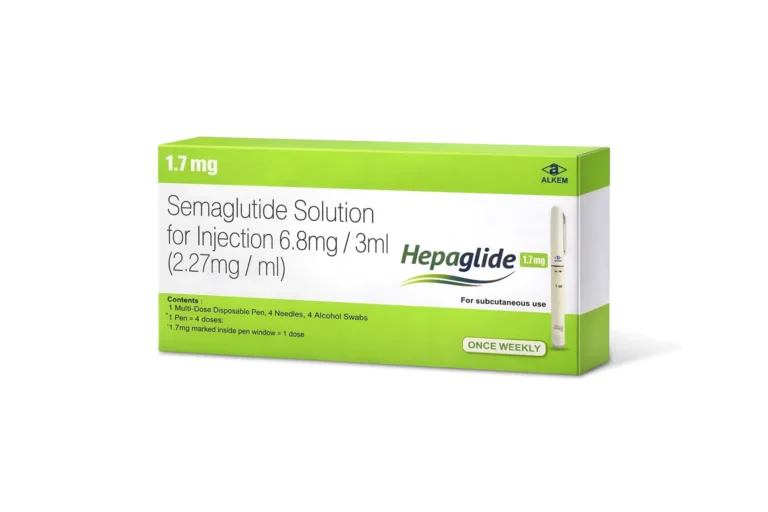 Hepaglide 1.7 mg Injection contains semaglutide 6.8mg/3mL (2.27mg/mL)