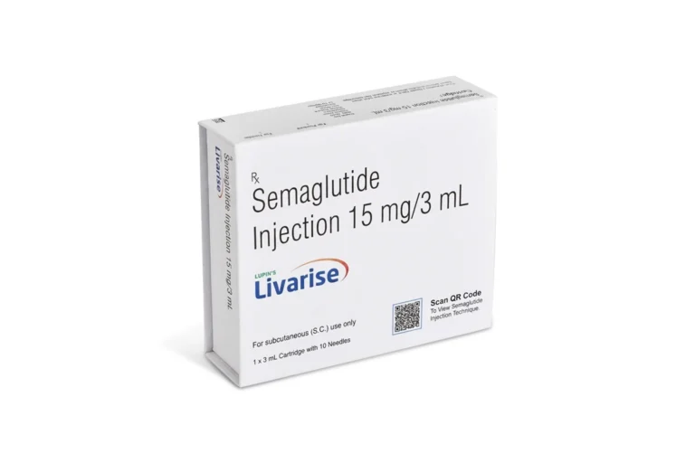 Livarise Injection is a 15mg/3mL (5mg/mL) solution containing semaglutide.