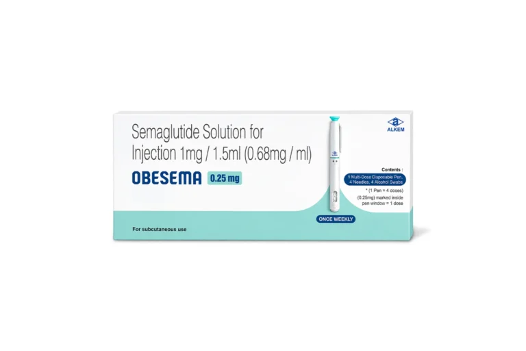 Obesema 0.25mg is a weekly injectable medicine.