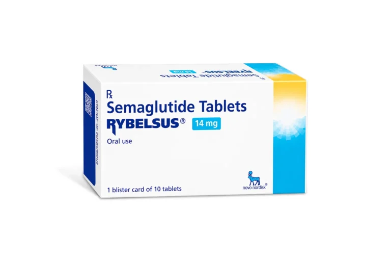 Rybelsus 14mg tablet is composed of semaglutide.