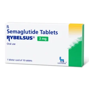 Rybelsus 3mg Tablet is an oral formulation developed by Novo Nordisk containing semaglutide