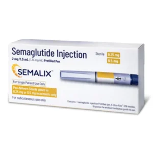 Semalix is a formulation of semaglutide, a GLP-1 receptor agonist pharmaceutical agent