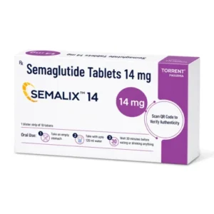 Semalix 14mg Tablet holds semaglutide, an oral form of GLP-1 receptor agonist