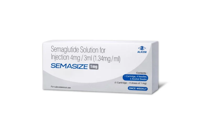 Semasize 1mg Injection contains semaglutide 4mg/3mL (1.34mg/mL)