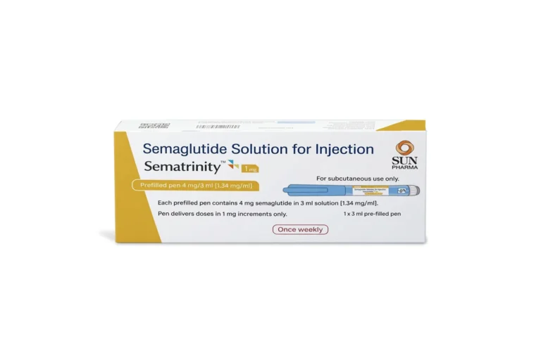 "Sematrinity 1mg" Pre-Filled Pen is supplied with a vial containing a solution of semaglutide 4mg/3mL