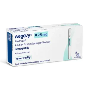 Wegovy 0.25mg Injection provides the ingredient semaglutide 0.5mg/mL