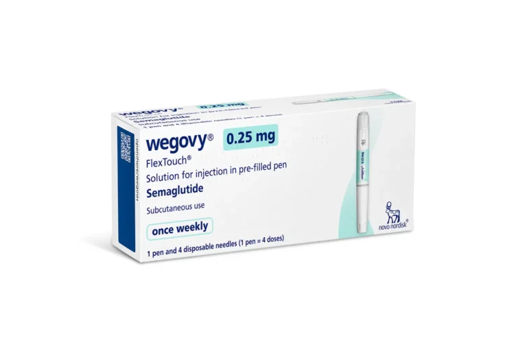 Wegovy 0.25mg Injection provides the ingredient semaglutide 0.5mg/mL